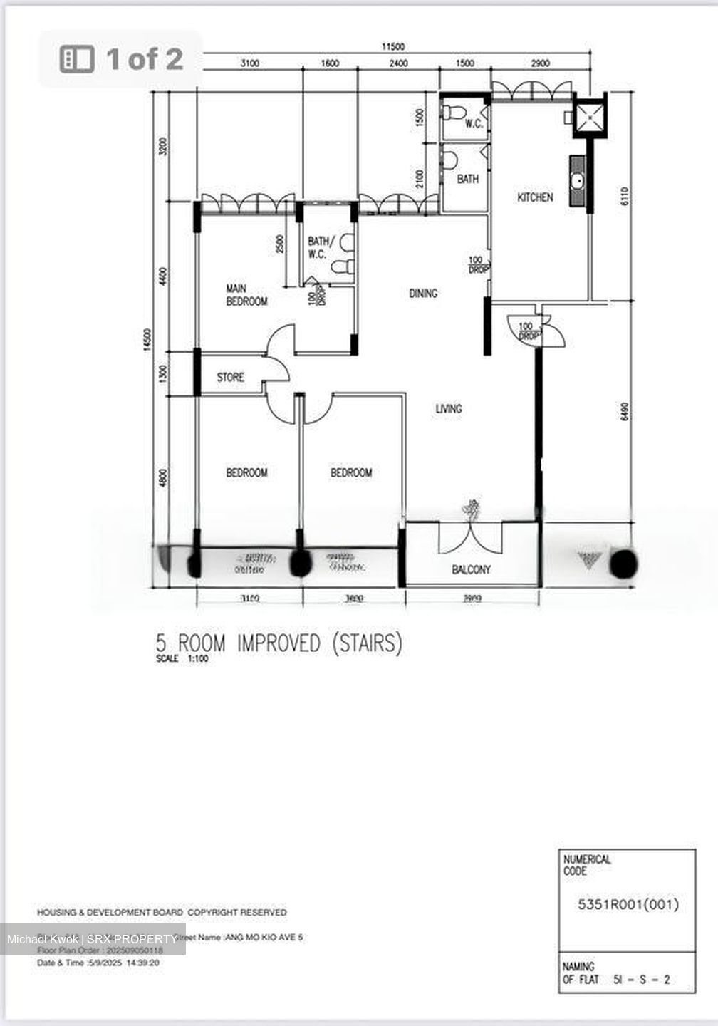 Blk 648 Ang Mo Kio 61 (Ang Mo Kio), HDB 5 Rooms #480339421